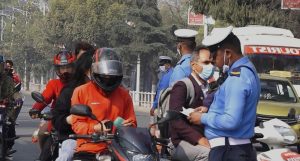 काठमाडौंमा ट्राफिक नियम उल्लंघन गर्नेबाट एकैदिन २६ लाख ६० हजार राजस्व संकलन